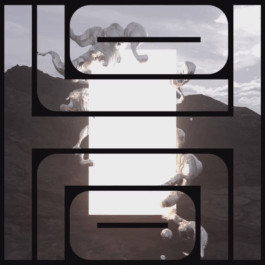 Logo as stencil for featured artist’s work 